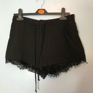 Black Lace shorts